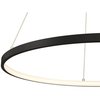 Access Lighting Anello, Dual Voltage LED Pendant, Matte Black Finish, Acrylic Lens 52069LEDD-MBL/ACR